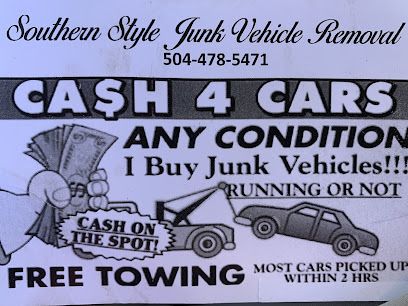 Southern style junk vehicle removal, Marrero, Louisiana